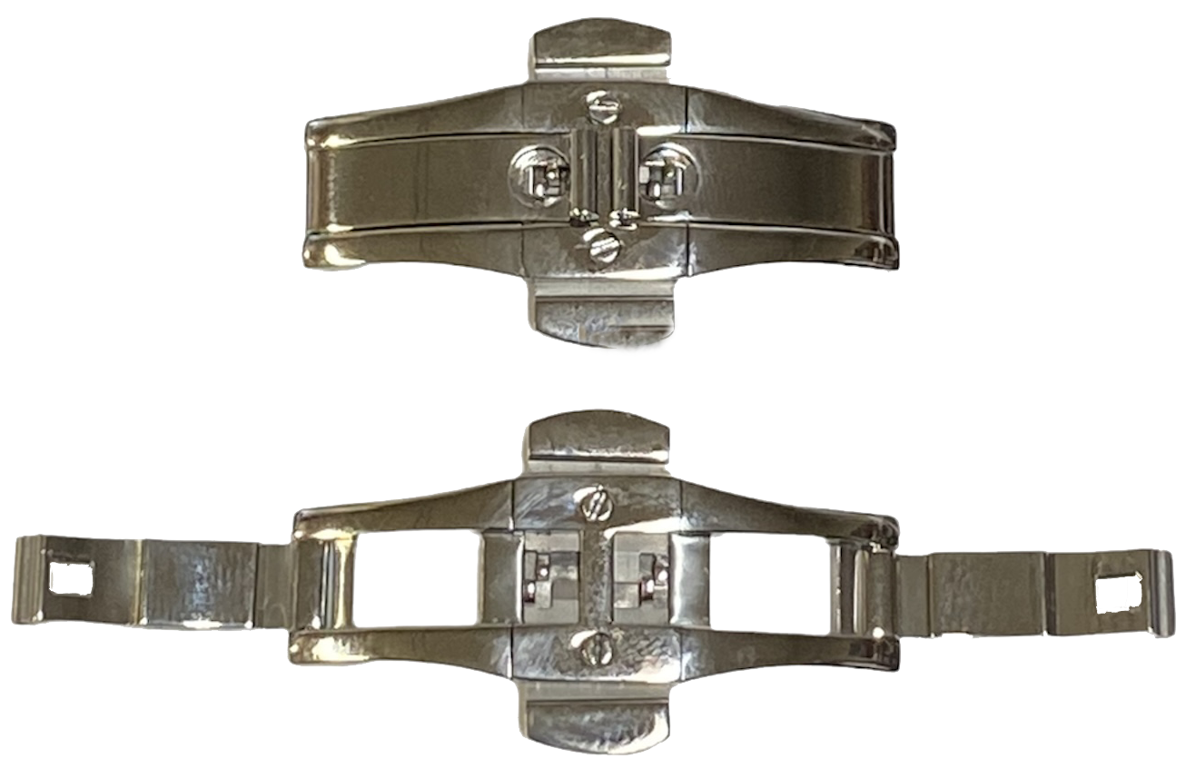 BAND, BUCKLE BUTTERFLY GNT WHT